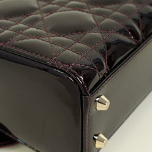 Christian Dior Dark Wine Lady Dior Mini Chain Bag