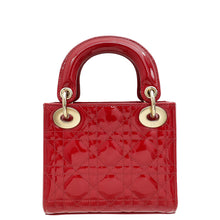 Christian Dior Red Mini Chain Lady Dior Bag