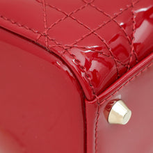 Christian Dior Red Mini Chain Lady Dior Bag