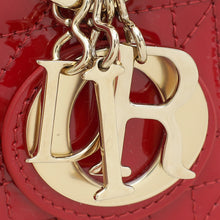 Christian Dior Red Mini Chain Lady Dior Bag