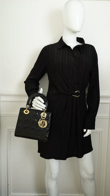 Christian Dior Black Lady Dior Small Bag