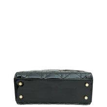 Christian Dior Black Chain Mini Lady Dior Bag W/ Twilly