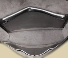 Christian Dior Metallic Grey J'adior Medium Flap Chain Bag