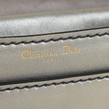 Christian Dior Metallic Grey J'adior Medium Flap Chain Bag