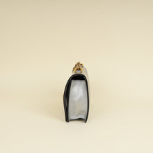 Christian Dior Metallic Grey J'adior Medium Flap Chain Bag
