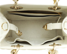 Christian Dior White The Lady 95.22 Bag