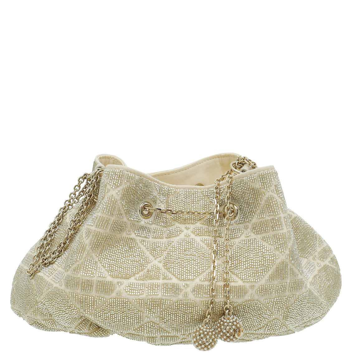 Christian Dior Dusty Ivory Cannage Dream Bucket Bag
