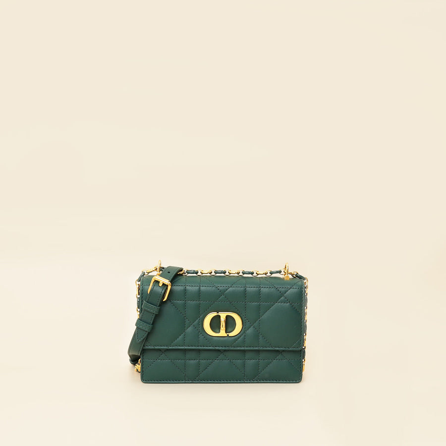 Christian Dior Dark Green Miss Caro Mini Bag