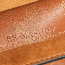 Christian Dior Brown Cannage Embossed Studded D-Fence Saddle Bag