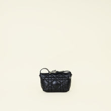 Christian Dior Black Macrocannage Diortravel Nomad Small Pouch