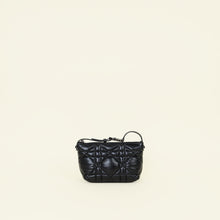 Christian Dior Black Macrocannage Diortravel Nomad Small Pouch