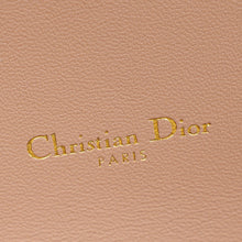 Christian Dior Rose De Vents Caro Cannage Pouch With Chain