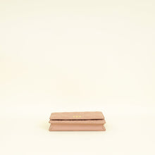 Christian Dior Rose De Vents Caro Cannage Pouch With Chain