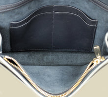 Christian Dior Metallic Silver Micro Cannage 30 Montaigne 2-in-1 Pouch