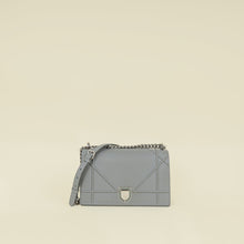 Christian Dior Gray Diorama Flap Medium Shoulder Bag
