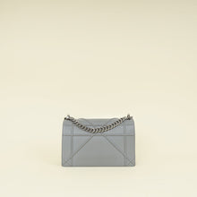 Christian Dior Gray Diorama Flap Medium Shoulder Bag