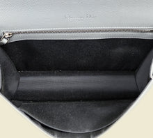 Christian Dior Gray Diorama Flap Medium Shoulder Bag