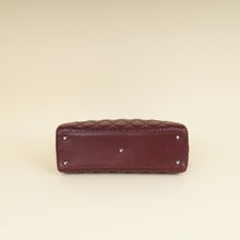 Christian Dior Burgundy Lady Dior Large Bag