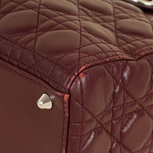 Christian Dior Burgundy Lady Dior Large Bag
