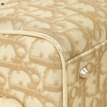 Christian Dior Beige Oblique Floral Boston Bag