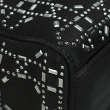 Christian Dior Black Lady Dior Cannage Satin Strass Mini Bag