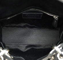 Christian Dior Black Lady Dior Cannage Satin Strass Mini Bag