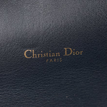Christian Dior Blue Oblique Saddle Wallet on Chain