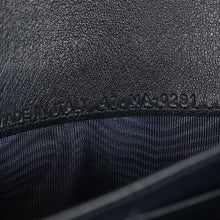 Christian Dior Blue Oblique Saddle Wallet on Chain