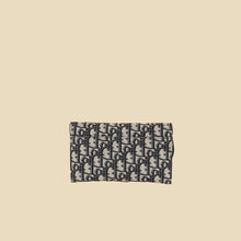 Christian Dior Blue Oblique Saddle Wallet on Chain