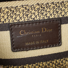 Christian Dior Bicolor Lady D-Lite Mizza Embroidered Medium Bag