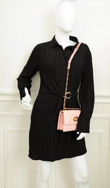 Christian Dior Pink Macrocannage Mini Caro Bag