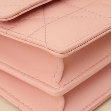 Christian Dior Pink Macrocannage Mini Caro Bag