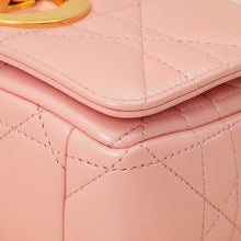 Christian Dior Metallic Macrocannage Small Caro Bag