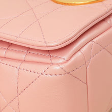 Christian Dior Metallic Macrocannage Small Caro Bag