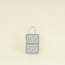 Christian Dior Grey Oblique Mini Vertical Book Tote Bag