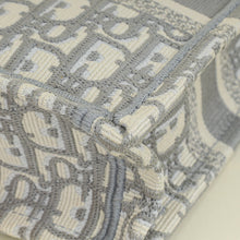 Christian Dior Grey Oblique Mini Vertical Book Tote Bag