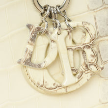 Christian Dior Bicolor Niloticus Crocodile Himalaya Lady Dior Medium Bag