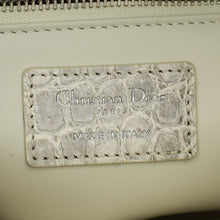 Christian Dior Bicolor Niloticus Crocodile Himalaya Lady Dior Medium Bag