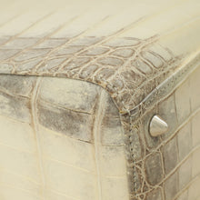 Christian Dior Bicolor Niloticus Crocodile Himalaya Lady Dior Medium Bag