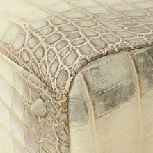 Christian Dior Bicolor Niloticus Crocodile Himalaya Lady Dior Medium Bag
