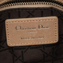 Christian Dior Metallic Nude Lady Dior Mini Shimmering Chain Bag