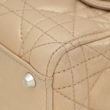 Christian Dior Metallic Nude Lady Dior Mini Shimmering Chain Bag