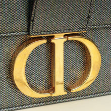Christian Dior Grey Multicolor 30 Montaigne Flap Bag