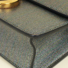 Christian Dior Grey Multicolor 30 Montaigne Flap Bag