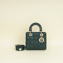 Christian Dior Emerald Green Lady Dior My ABCDior Small Bag