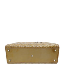 Christian Dior Golden Brown Lady Dior Large Bag