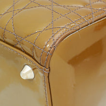 Christian Dior Golden Brown Lady Dior Large Bag