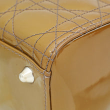 Christian Dior Golden Brown Lady Dior Large Bag