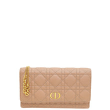Christian Dior Rose des Vents Caro Pouch with Chain