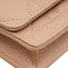 Christian Dior Rose des Vents Caro Pouch with Chain